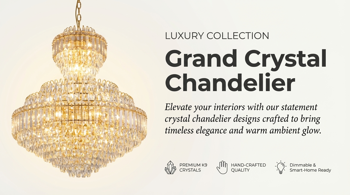 Grand Crystal Chandelier